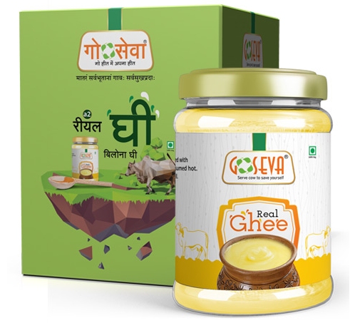 GoSeva Bilona Ghee 500 ml