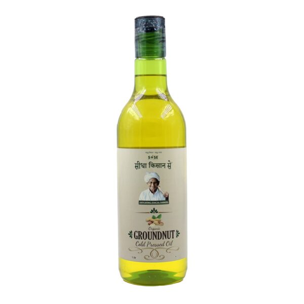 Cold Pressed Organic GroundNut Oil 1 ltr